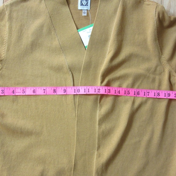 Anne Klein Knit Sweater Coat Cardigan - Picture 4 of 8